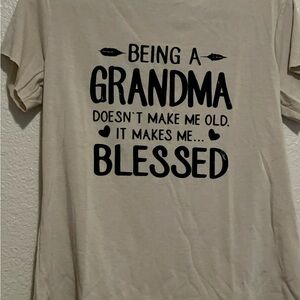 Women's Beige Graphic Tee - Short Sleeve